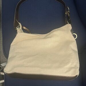Nine & Co. Cream and Brown Shoulder Bag